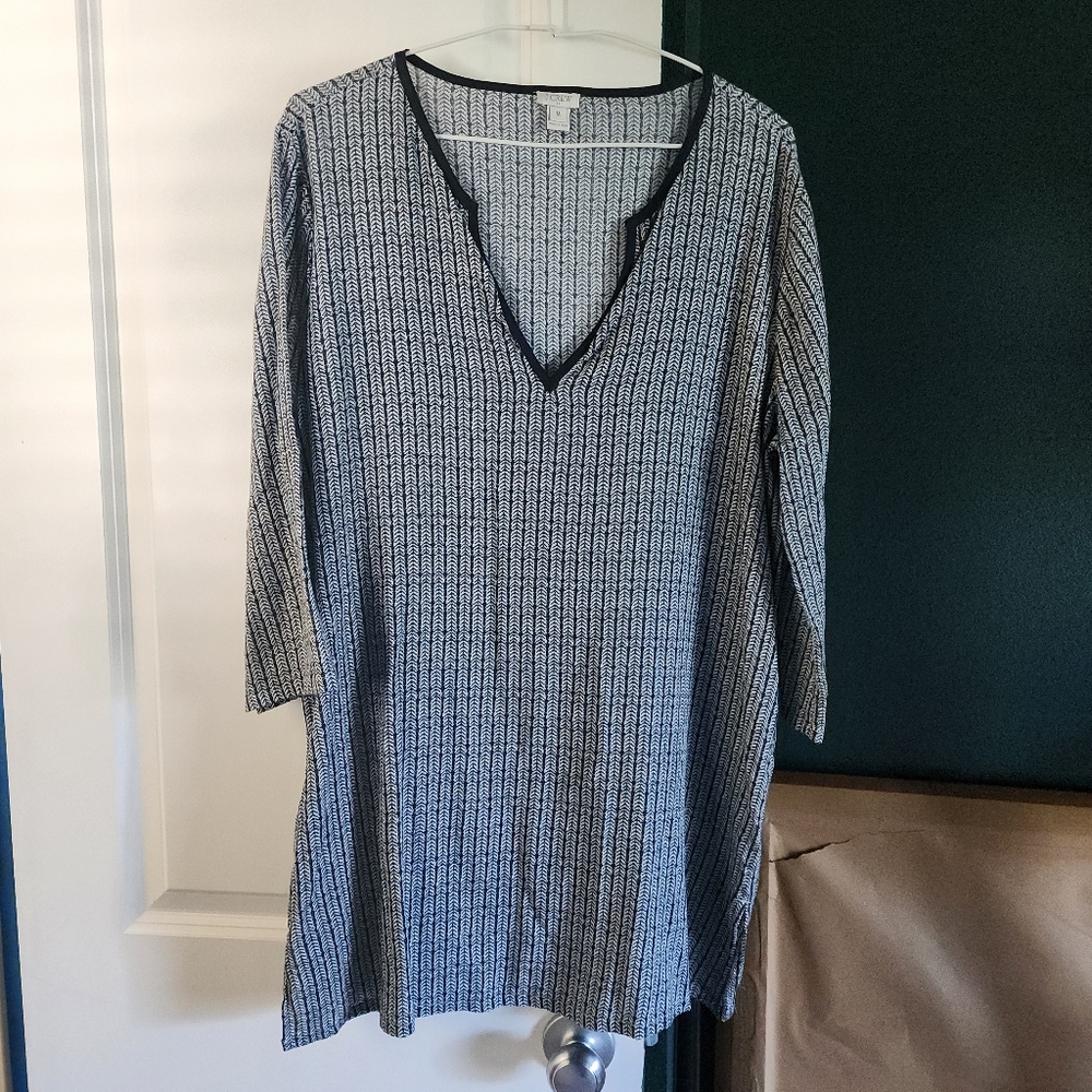 J.Crew lightweight blue dress size M
